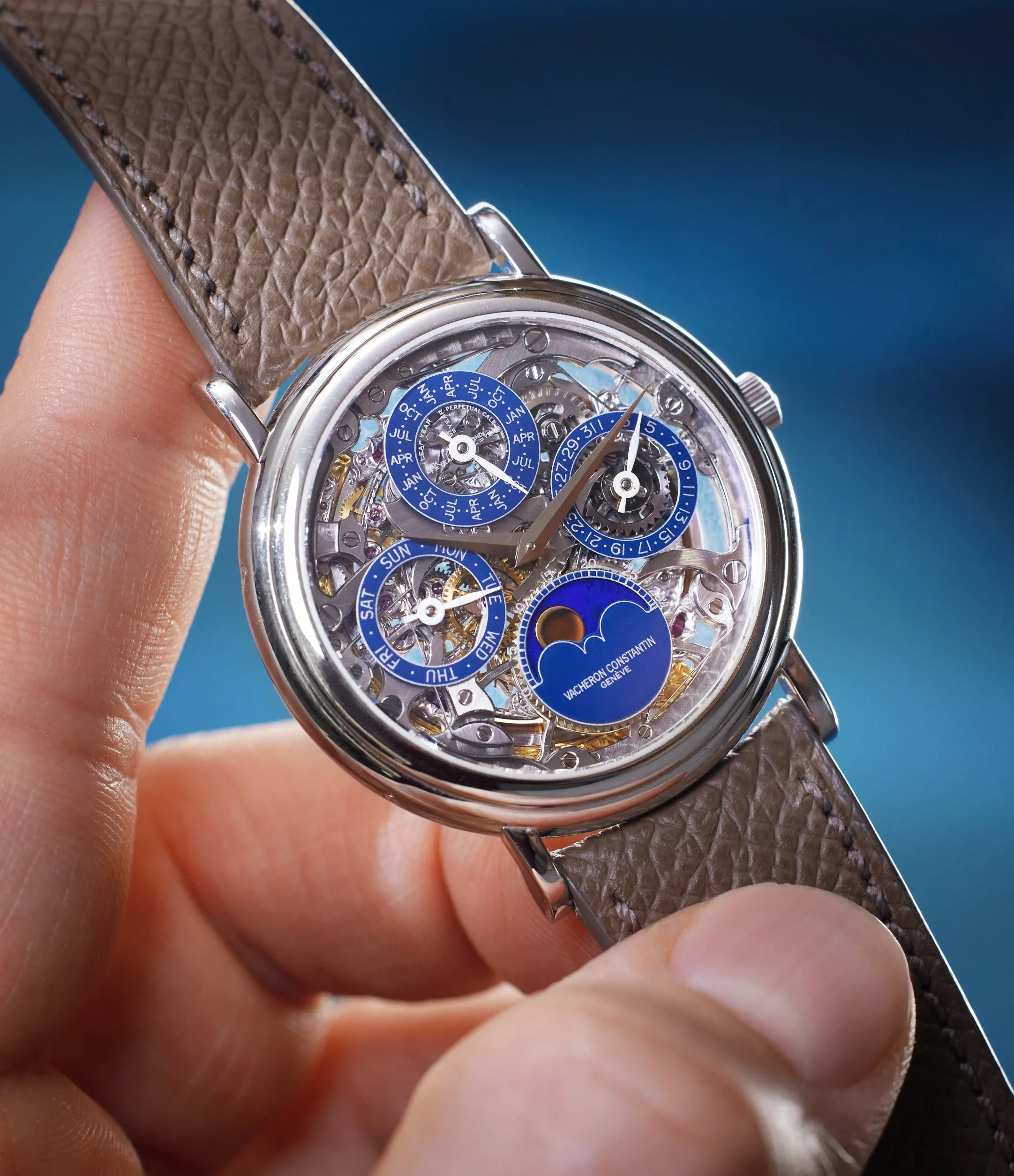 Skeletonised | Perpetual Calendar | 43032P | Platinum