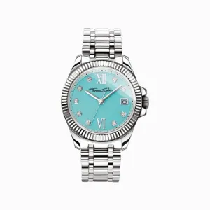 Thomas Sabo Divine Turquoise Leather Womens Watch WA0317-201-215