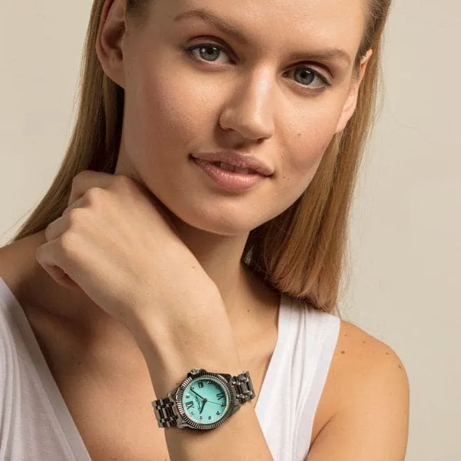 Thomas Sabo Divine Turquoise Leather Womens Watch WA0317-201-215