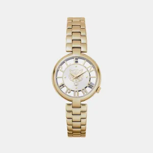 Tiger Luxe Women Silver Analog Stainless Steel Watch PSMBA0323