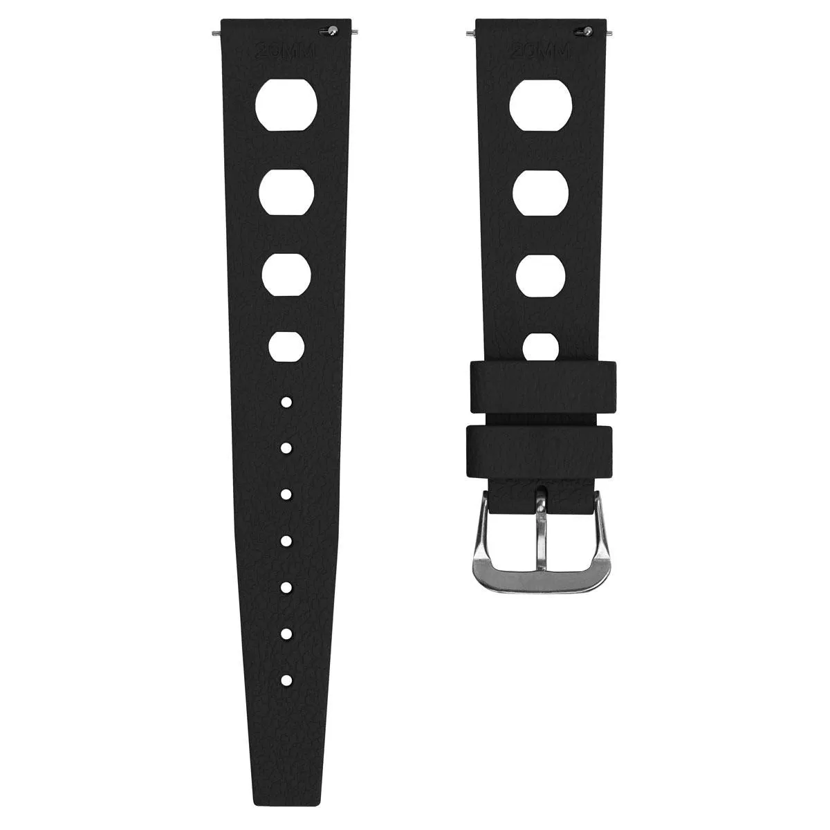 Tropical Regis FKM Rubber Watch Strap - Blue