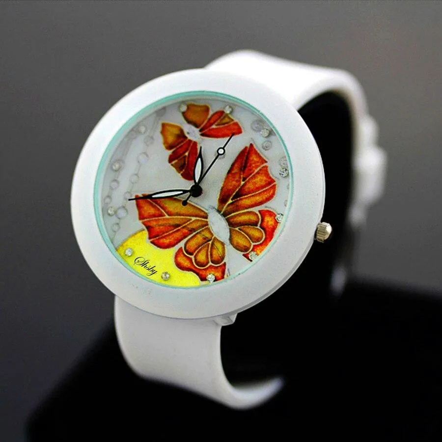 Women Quartz Silicone Wrist Watches