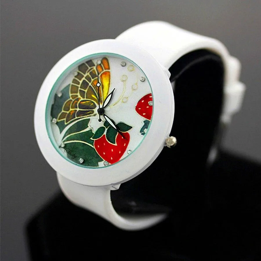 Women Quartz Silicone Wrist Watches