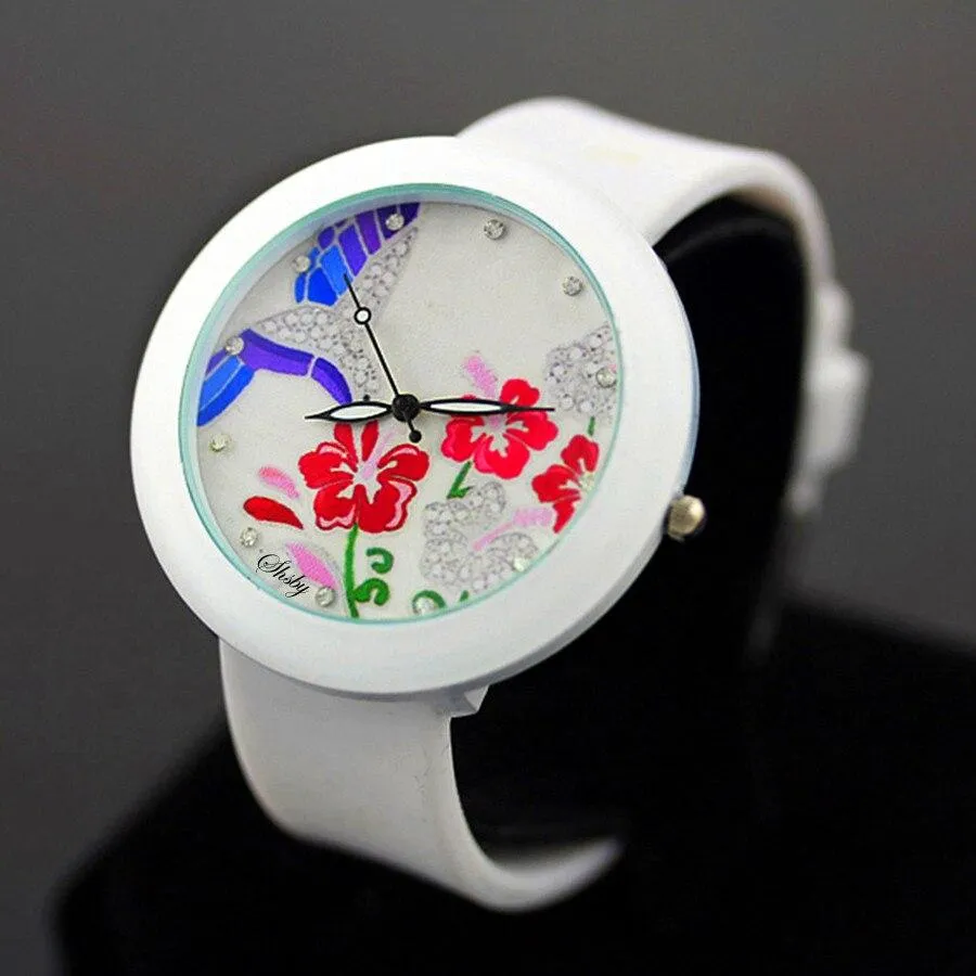 Women Quartz Silicone Wrist Watches