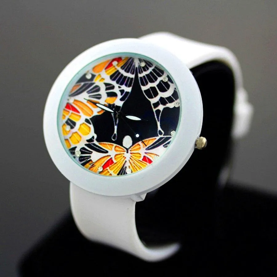 Women Quartz Silicone Wrist Watches