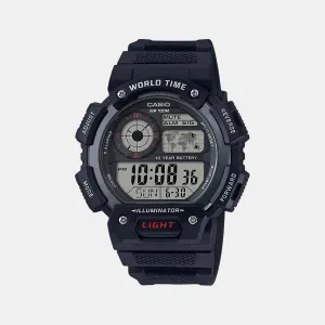 Youth Men's Black Digital Resin Watch D152 - AE-1400WH-1AVDF